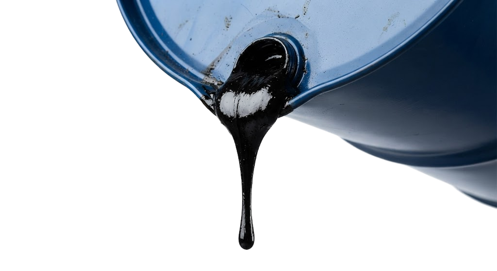 Bitumen drum pouring